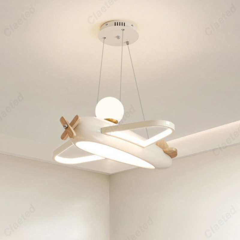 Baby Nursery Chandelier - مصابيح طائرة LED لغرف الأطفال، إضاءة