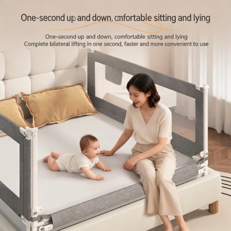 Bed Rail Toddler - حاجز حماية قابل للتعديل مقاس 180