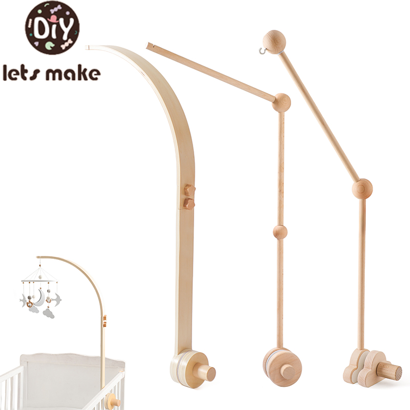 Crib Mobile Musical - طفل سرير خشبي جرس قوس المحمول