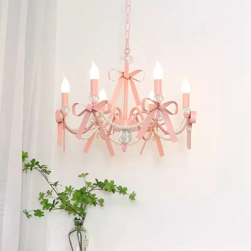 Baby Nursery Chandelier - 2025 الوردي جميل غرفة الأطفال الثريات