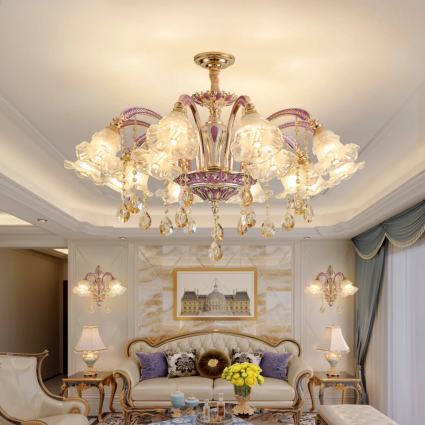 Baby Nursery Chandelier - ثريا عصرية فاخرة على الطراز الأوروبي