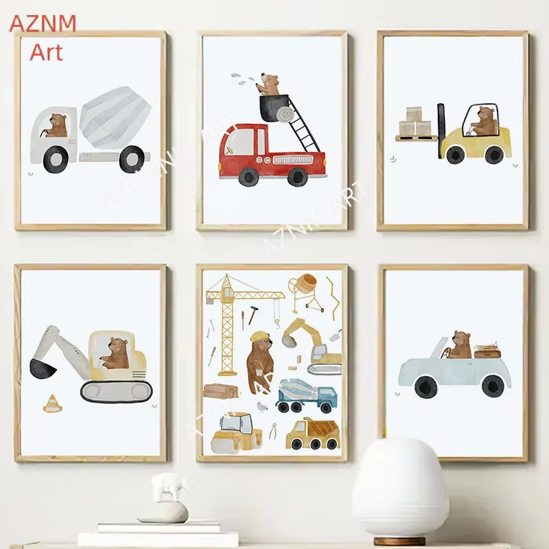 Baby Nursery Paintings - لوحات وصور قماشية لغرف الأطفال بتصميم