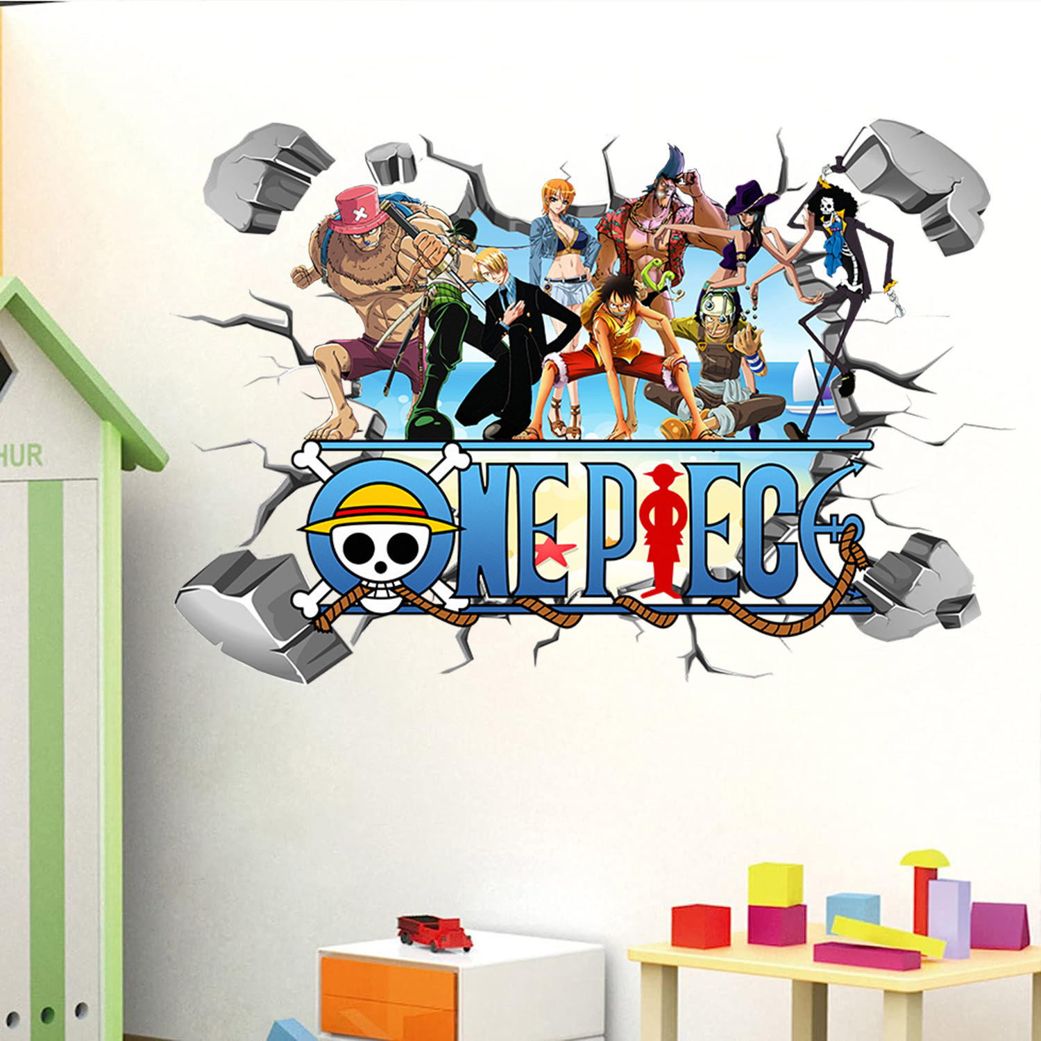 Wall Decal Nursery - ملصقات حائط ثلاثية الأبعاد بتصميم كرتوني