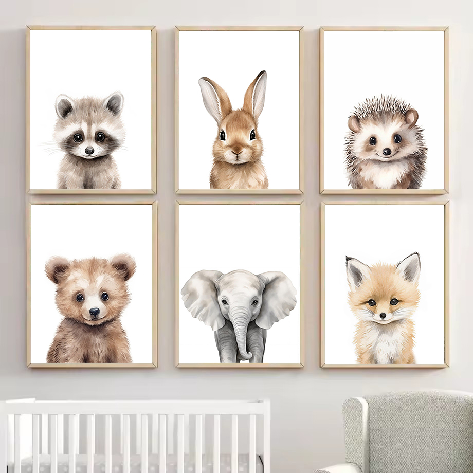 لوحة قماشية مرسومة بالألوان ال - مراجعة Baby Nursery Paintings وسعره