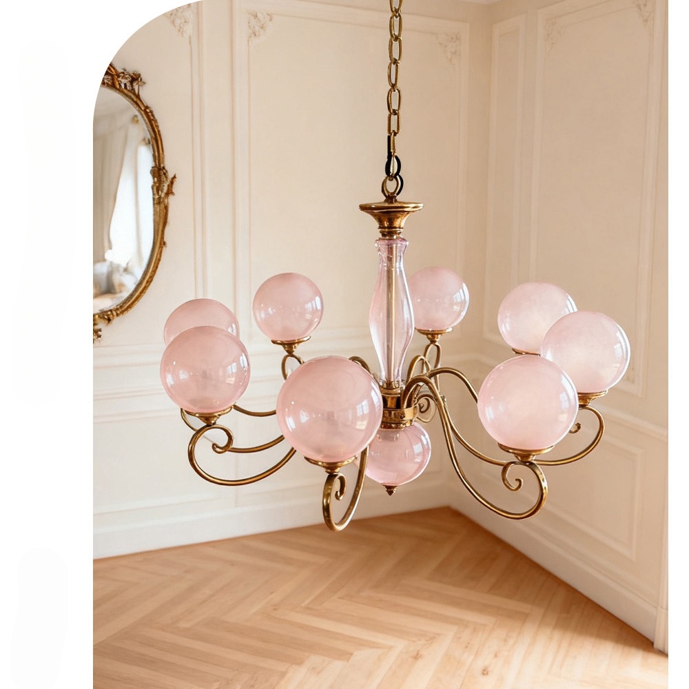 مصباح معلق أمريكي من الحديد ال - مراجعة Baby Nursery Chandelier وسعره