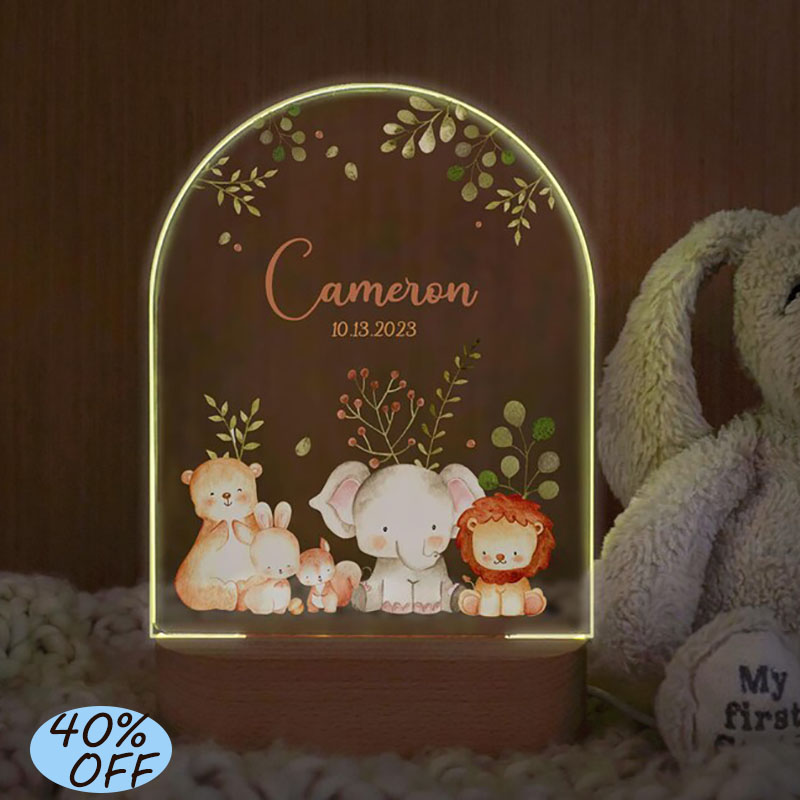 اسم مخصص الطفل ضوء الليل شخصية - مراجعة Baby Nursery Girl Room وسعره