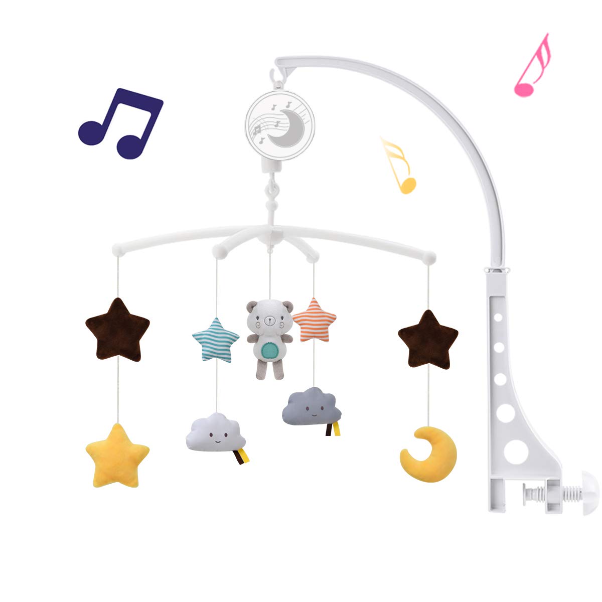 سرير الطفل الهواتف المحمولة خش - مراجعة Crib Mobile Musical وسعره