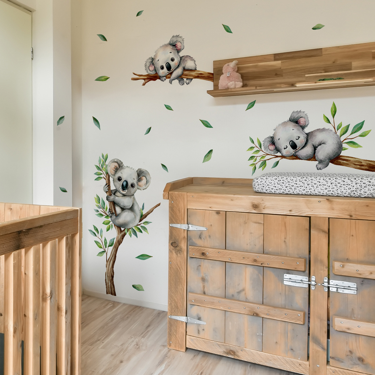 الكرتون كوالا تسلق شجرة فرع مل - مراجعة Wall Decal Nursery وسعره