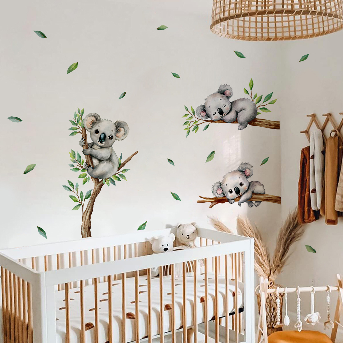 الكرتون كوالا تسلق شجرة فرع مل - مراجعة Wall Decal Nursery وسعره