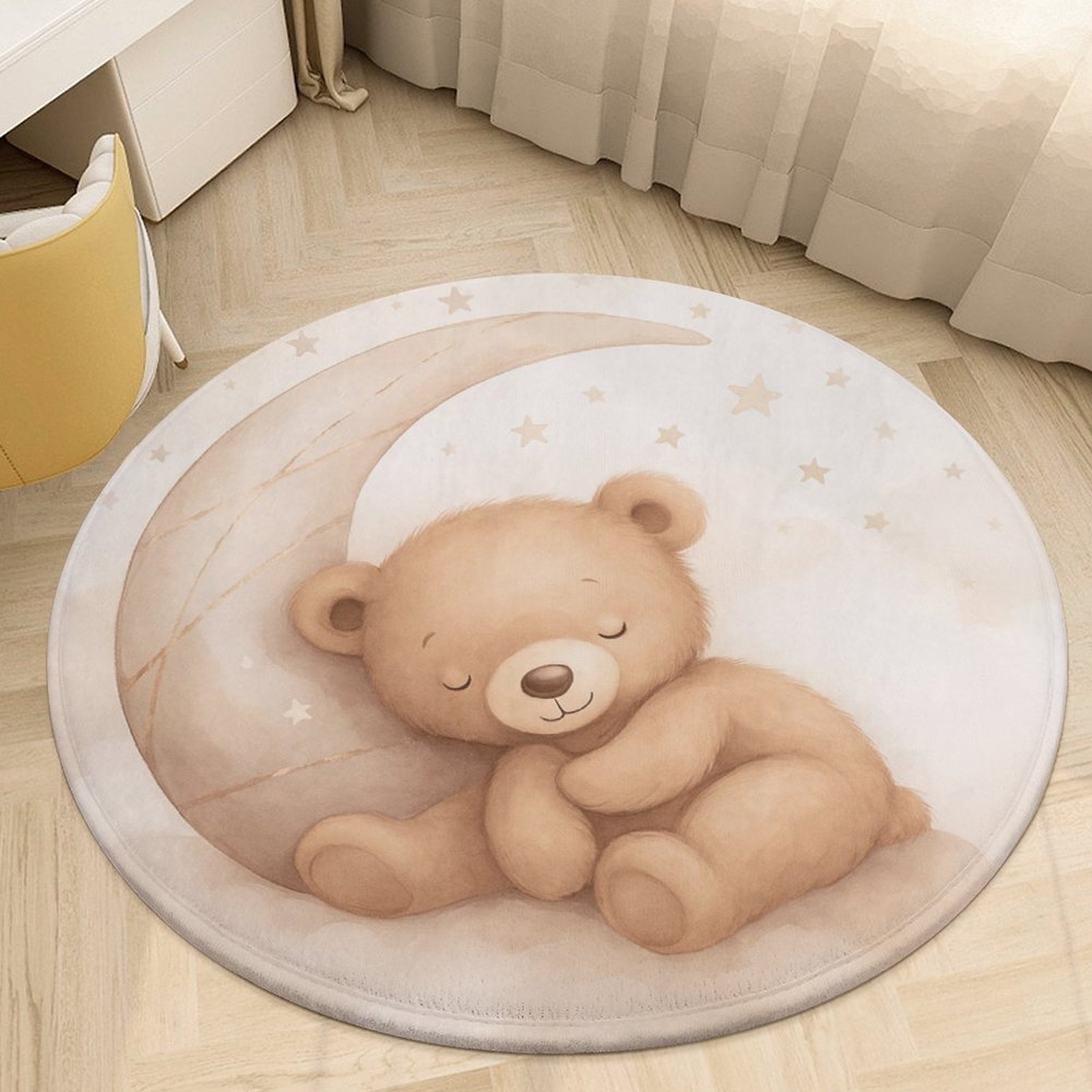 سجادة أرضية دائرية ناعمة من ال - مراجعة Baby Nursery Mat وسعره