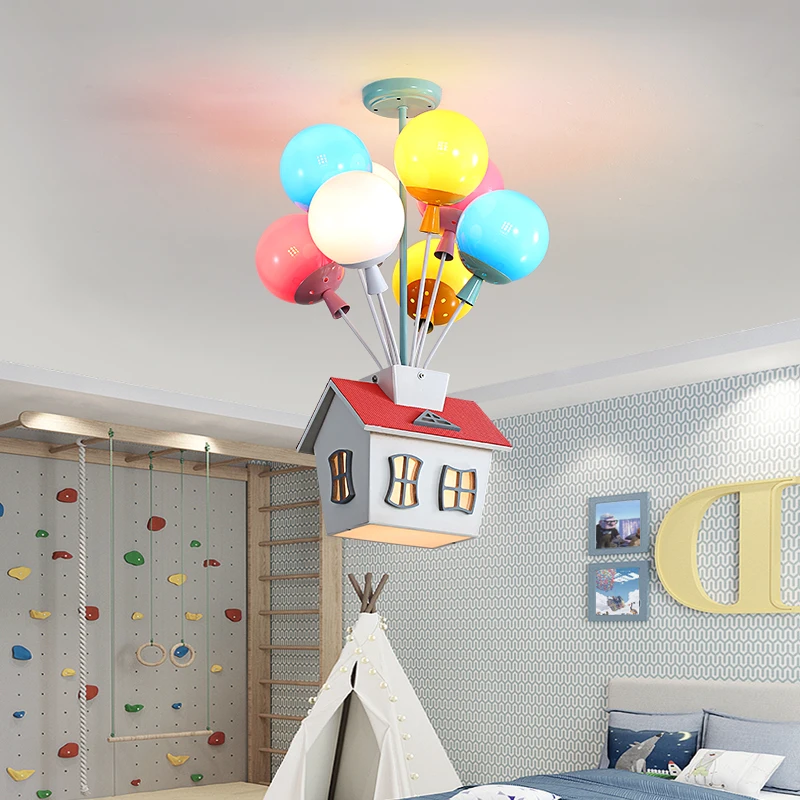 2026 بالون ملون منزل ثريا خشبي - مراجعة Baby Nursery Chandelier وسعره