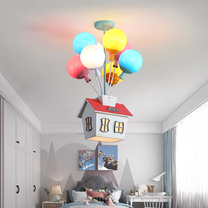 2026 بالون ملون منزل ثريا خشبي - مراجعة Baby Nursery Chandelier وسعره