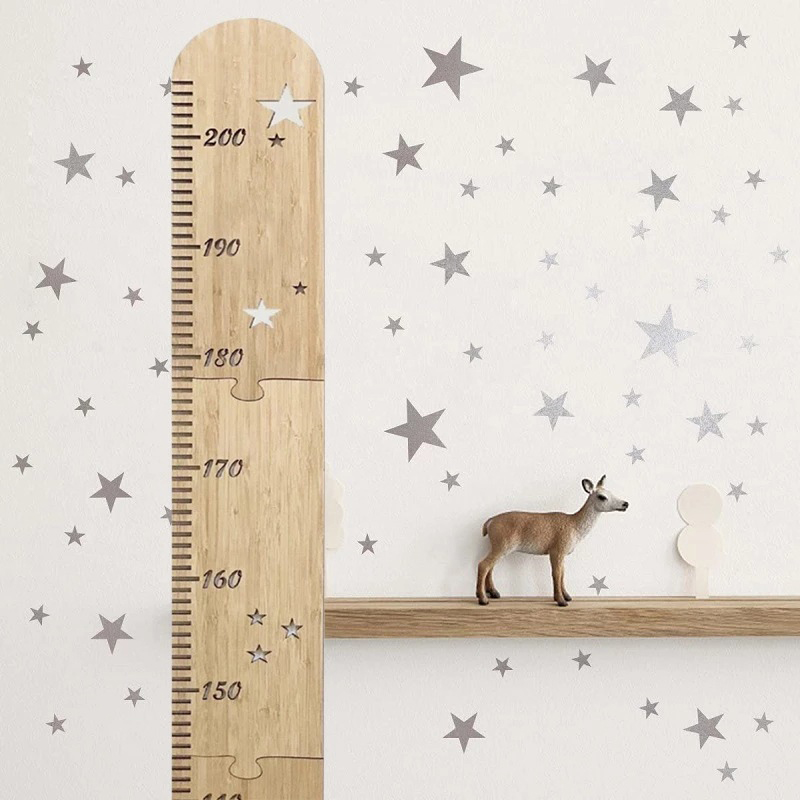 5 أوراق الشمال خشبية الاطفال ا - مراجعة Wall Decal Nursery وسعره