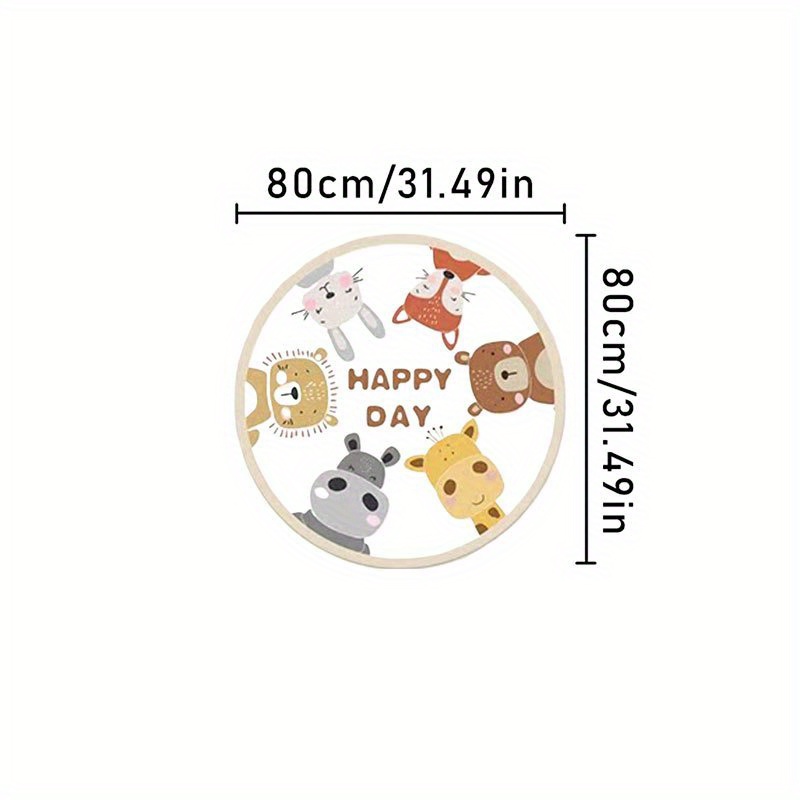 سجادة دائرية لطيفة من البوليست - مراجعة Baby Nursery Mat وسعره