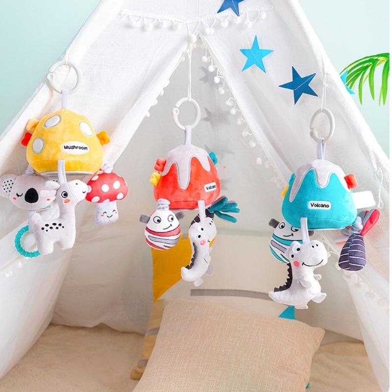QX2D لعبة سرير الحيوانات القطي - مراجعة Crib Mobile Musical وسعره