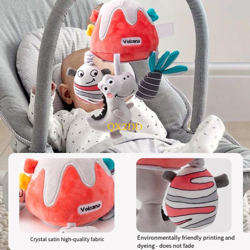 QX2D لعبة سرير الحيوانات القطي - مراجعة Crib Mobile Musical وسعره