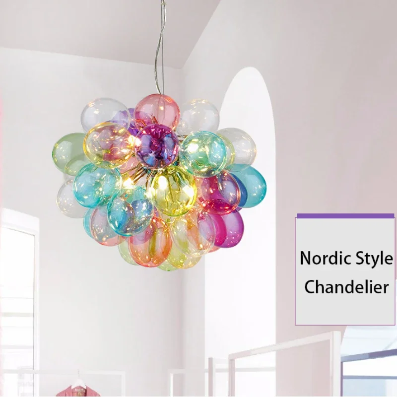 الملونة الحديثة الديكور فقاعة  - مراجعة Baby Nursery Chandelier وسعره
