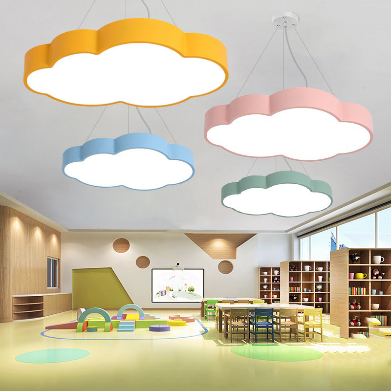 مصباح معلق على شكل سحابة بتصمي - مراجعة Baby Nursery Chandelier وسعره