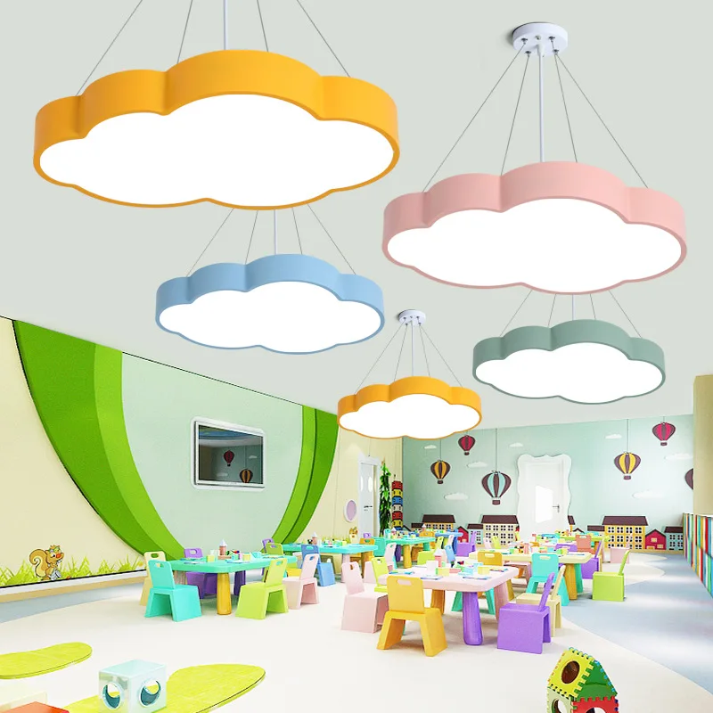 مصباح معلق على شكل سحابة بتصمي - مراجعة Baby Nursery Chandelier وسعره