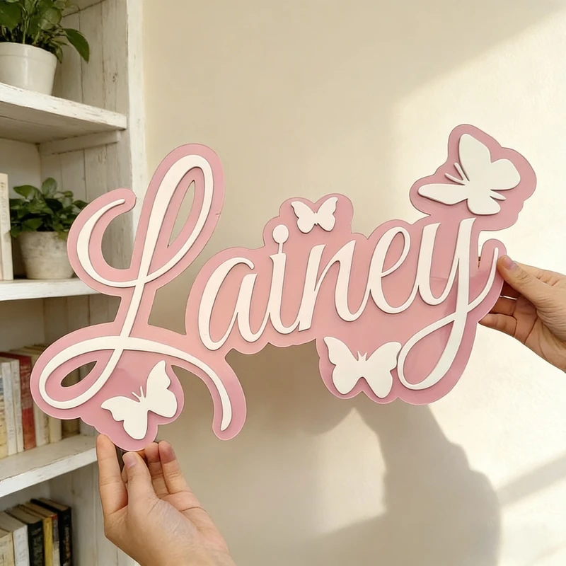 لوحة اسم الطفل المخصصة، تصميم  - مراجعة Baby Nursery Toy وسعره