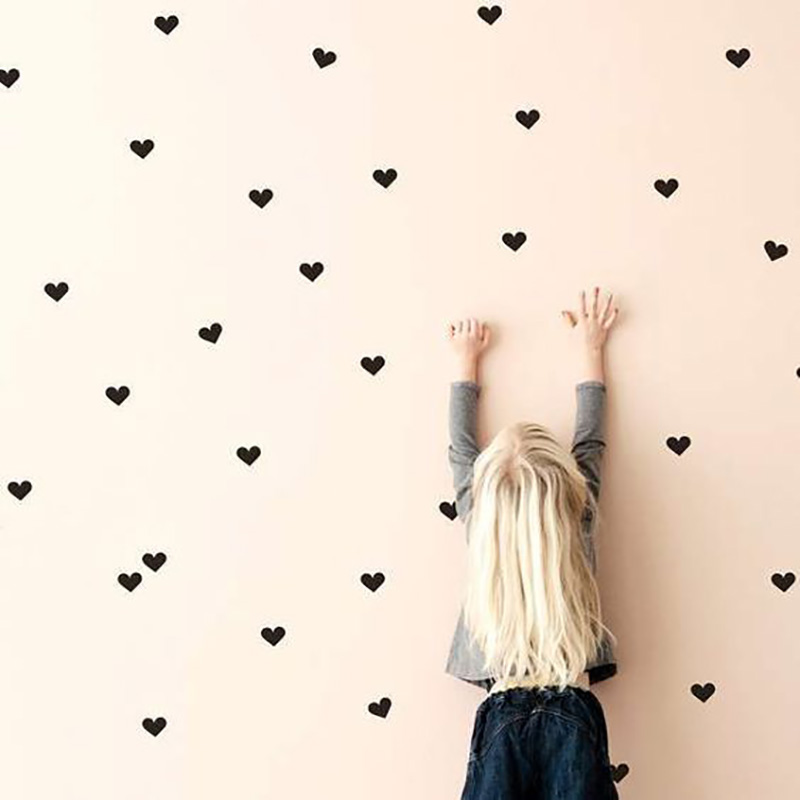 القلب غرفة الطفل ملصقات الزخرف - مراجعة Baby Nursery Girl Room وسعره