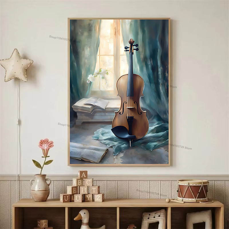 لوحة فنية جدارية على القماش لف - مراجعة Baby Nursery Paintings وسعره