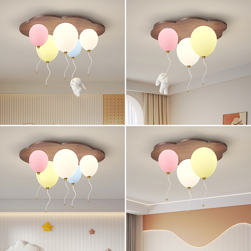 سحابة بالون LED مصباح السقف خش - مراجعة Baby Nursery Chandelier وسعره