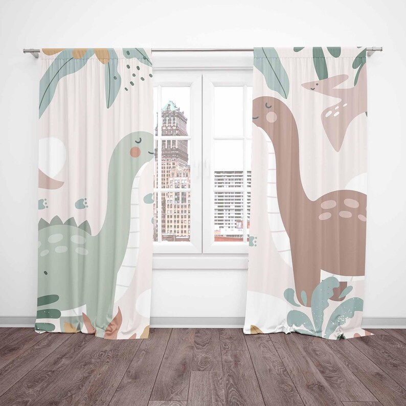 ديناصور الحضانة الستائر دينو ا - مراجعة Blackout Curtain Nursery وسعره