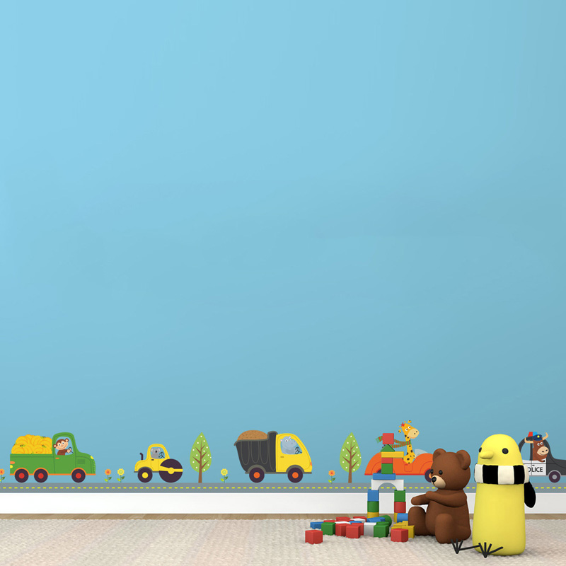 ملصقات حائط للسيارة على شكل حي - مراجعة Wall Decal Nursery وسعره