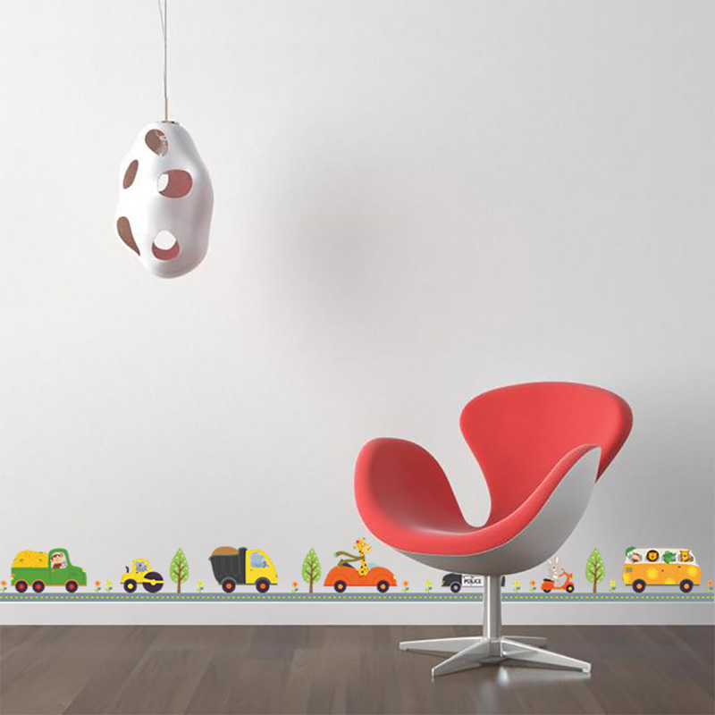 ملصقات حائط للسيارة على شكل حي - مراجعة Wall Decal Nursery وسعره