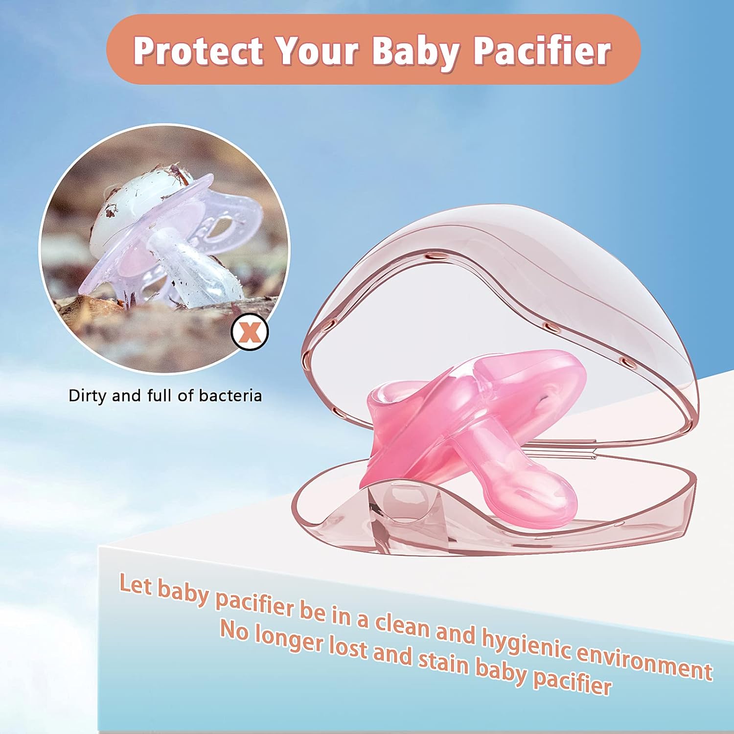 حامل اللهاية - علبة لحفظ لهاية - مراجعة Pacifier Sterilizer Case وسعره