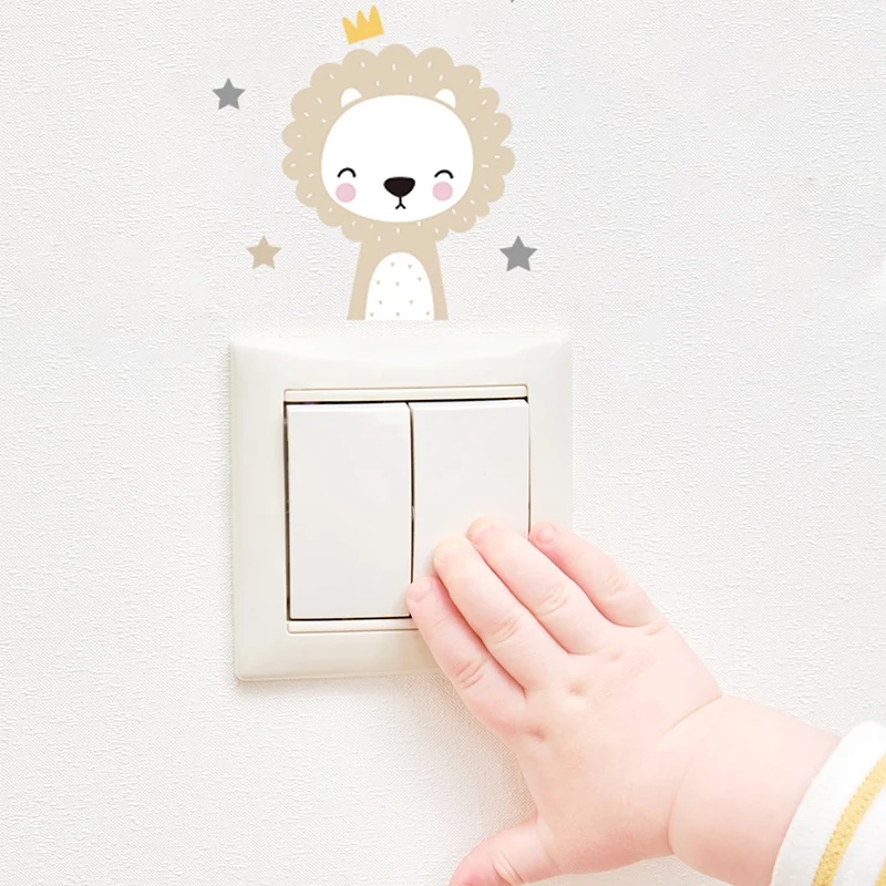 6 قطع من الملصقات الحيوانية ال - مراجعة Wall Decal Nursery وسعره