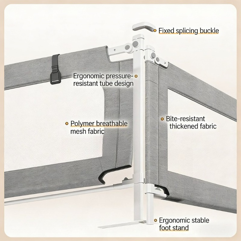حاجز حماية قابل للتعديل مقاس 1 - مراجعة Bed Rail Toddler وسعره