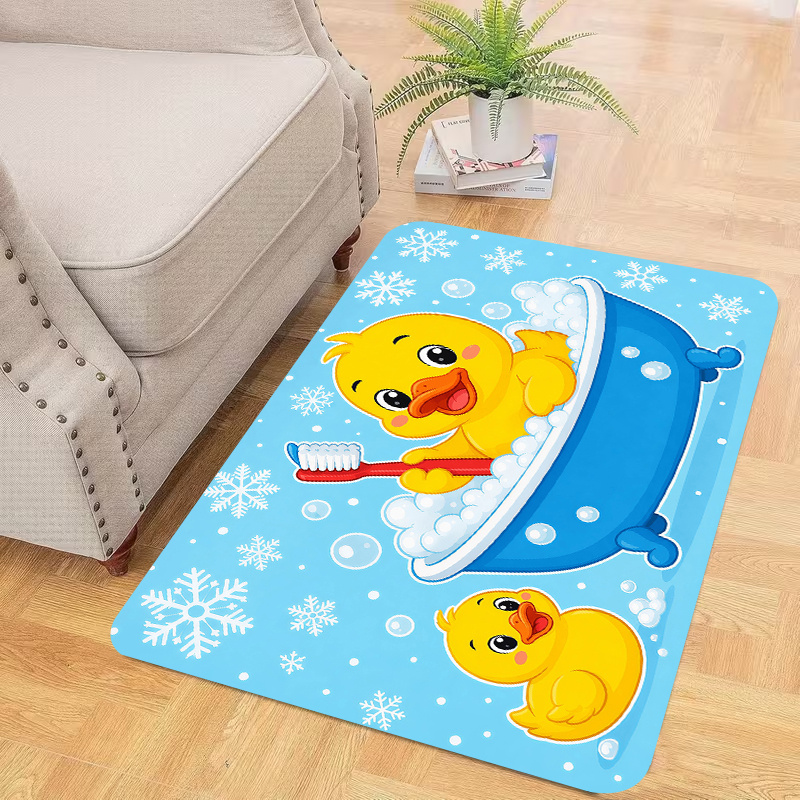 سجادة حمام على شكل بطة صفراء ل - مراجعة Baby Nursery Mat وسعره