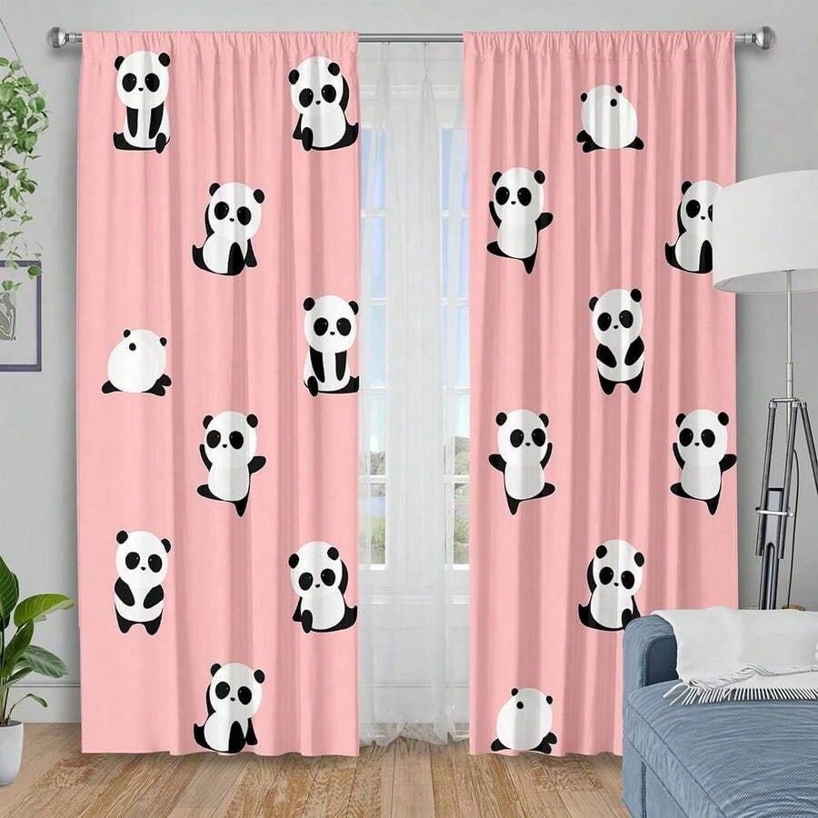 ستائر باندا وردية، ستائر معتمة - مراجعة Blackout Curtain Nursery وسعره