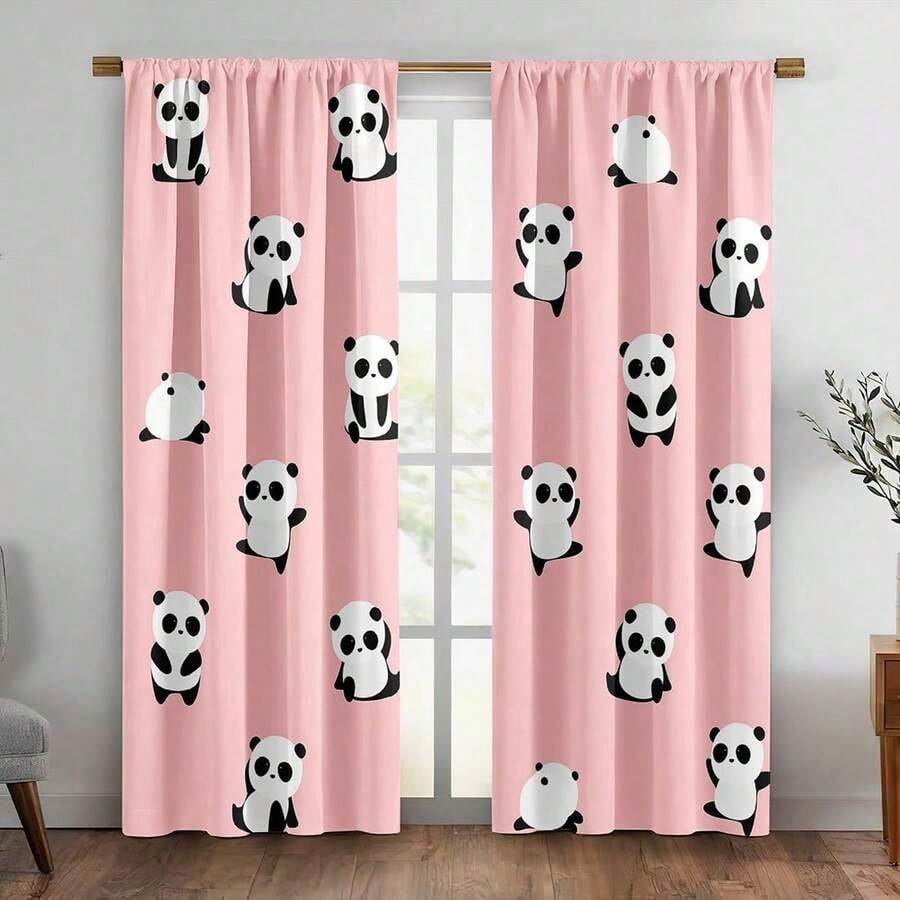 ستائر باندا وردية، ستائر معتمة - مراجعة Blackout Curtain Nursery وسعره