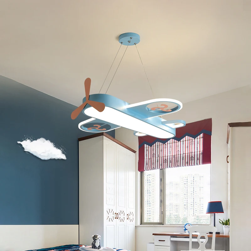 2025 الحديثة الوردي الأزرق الث - مراجعة Baby Nursery Chandelier وسعره