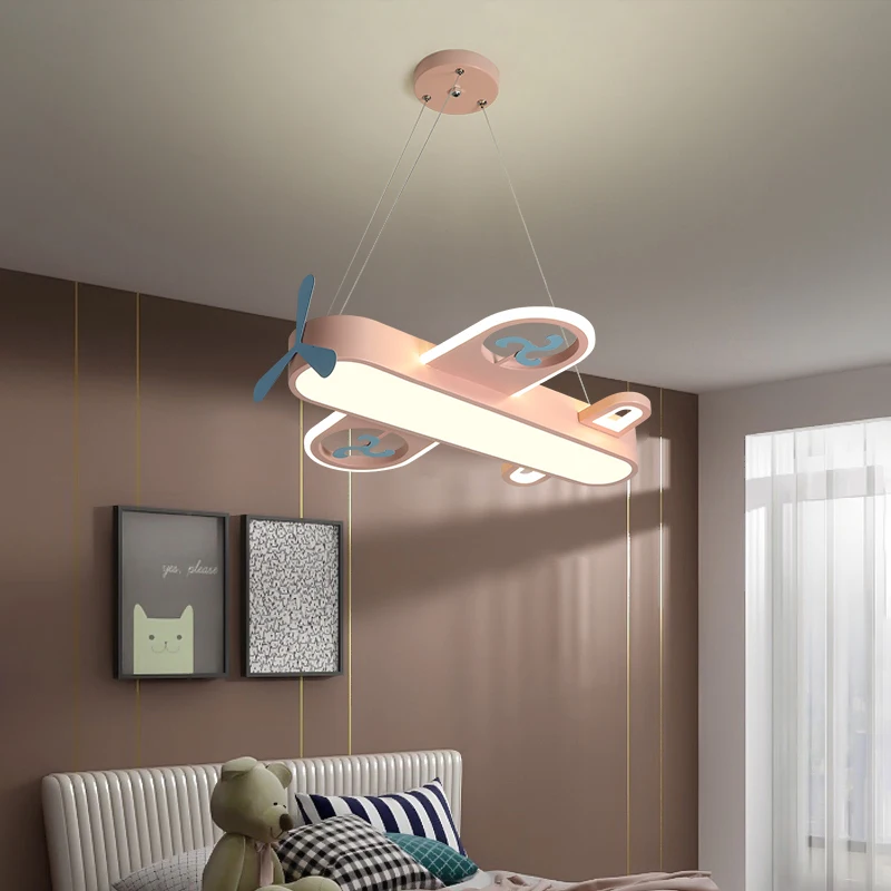 2025 الحديثة الوردي الأزرق الث - مراجعة Baby Nursery Chandelier وسعره