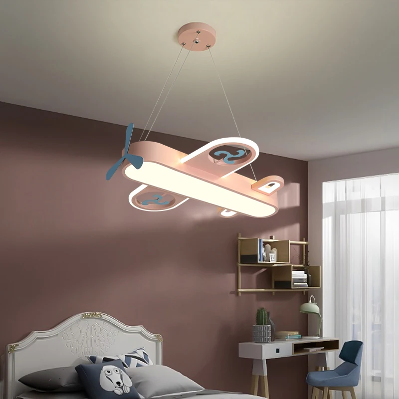 2025 الحديثة الوردي الأزرق الث - مراجعة Baby Nursery Chandelier وسعره