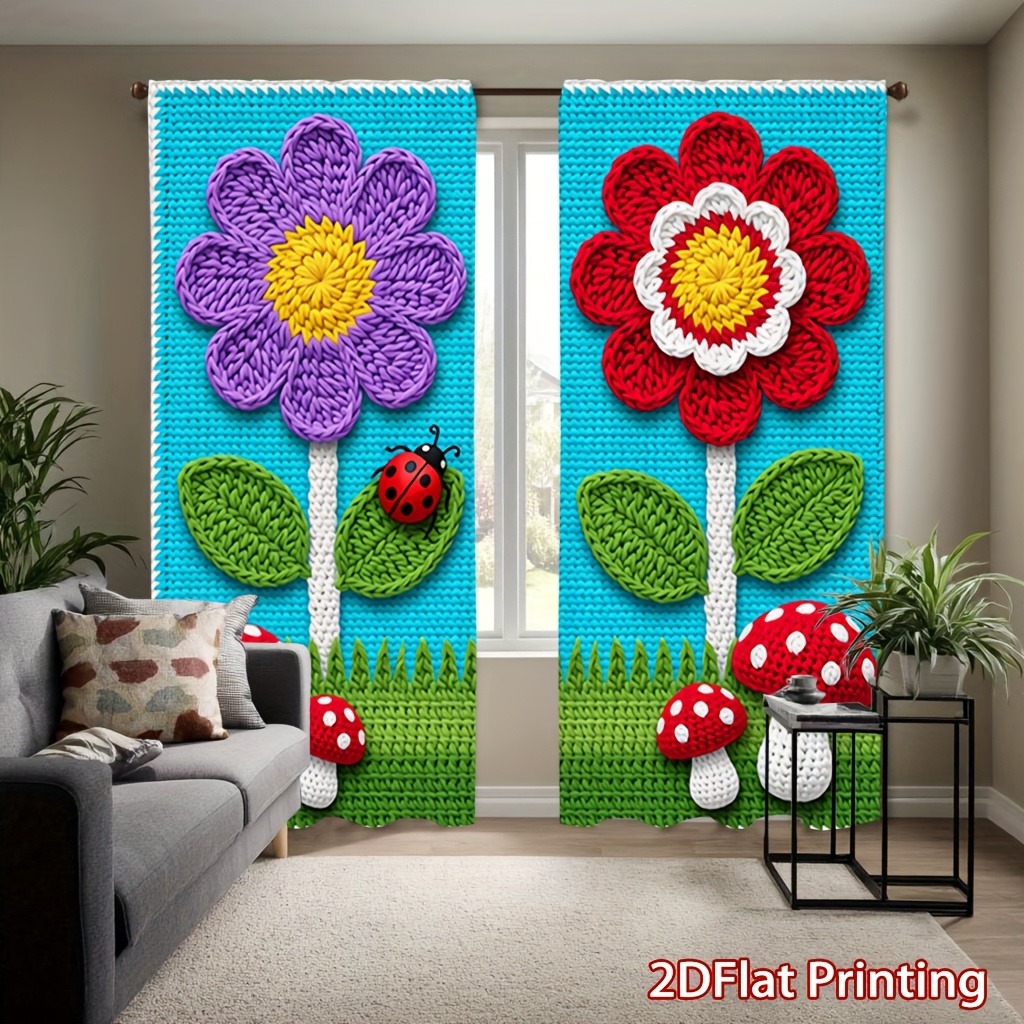 قطعتان من ستائر الأطفال المزين - مراجعة Blackout Curtain Nursery وسعره