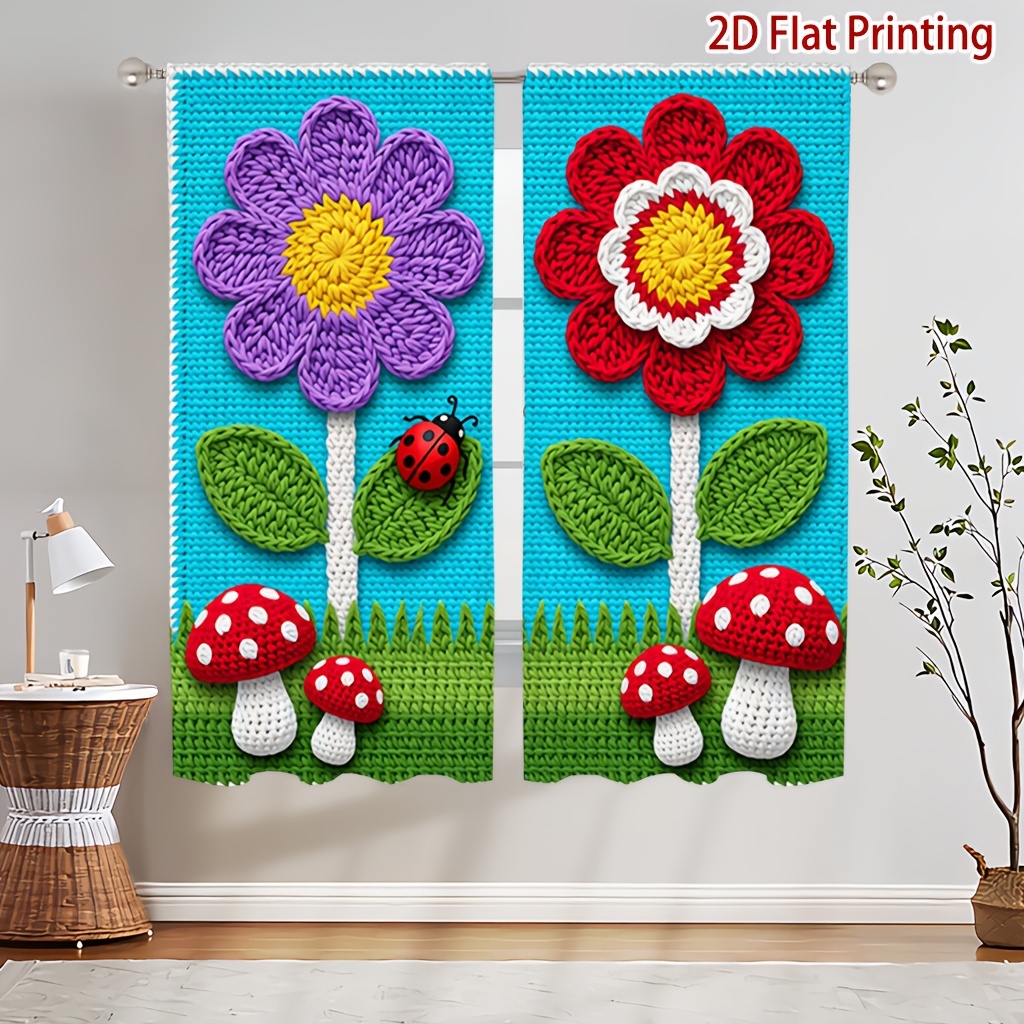 قطعتان من ستائر الأطفال المزين - مراجعة Blackout Curtain Nursery وسعره