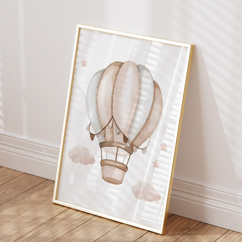 لطيف الفيل الساخن بالون القمر  - مراجعة Baby Nursery Paintings وسعره