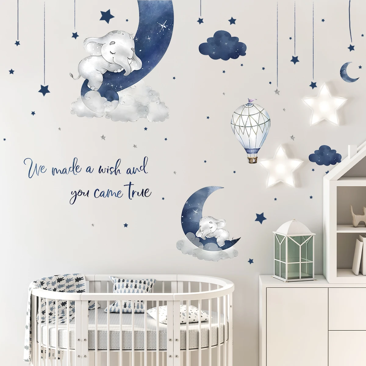 قطعة واحدة من ملصقات الحائط عل - مراجعة Baby Nursery Girl Room وسعره
