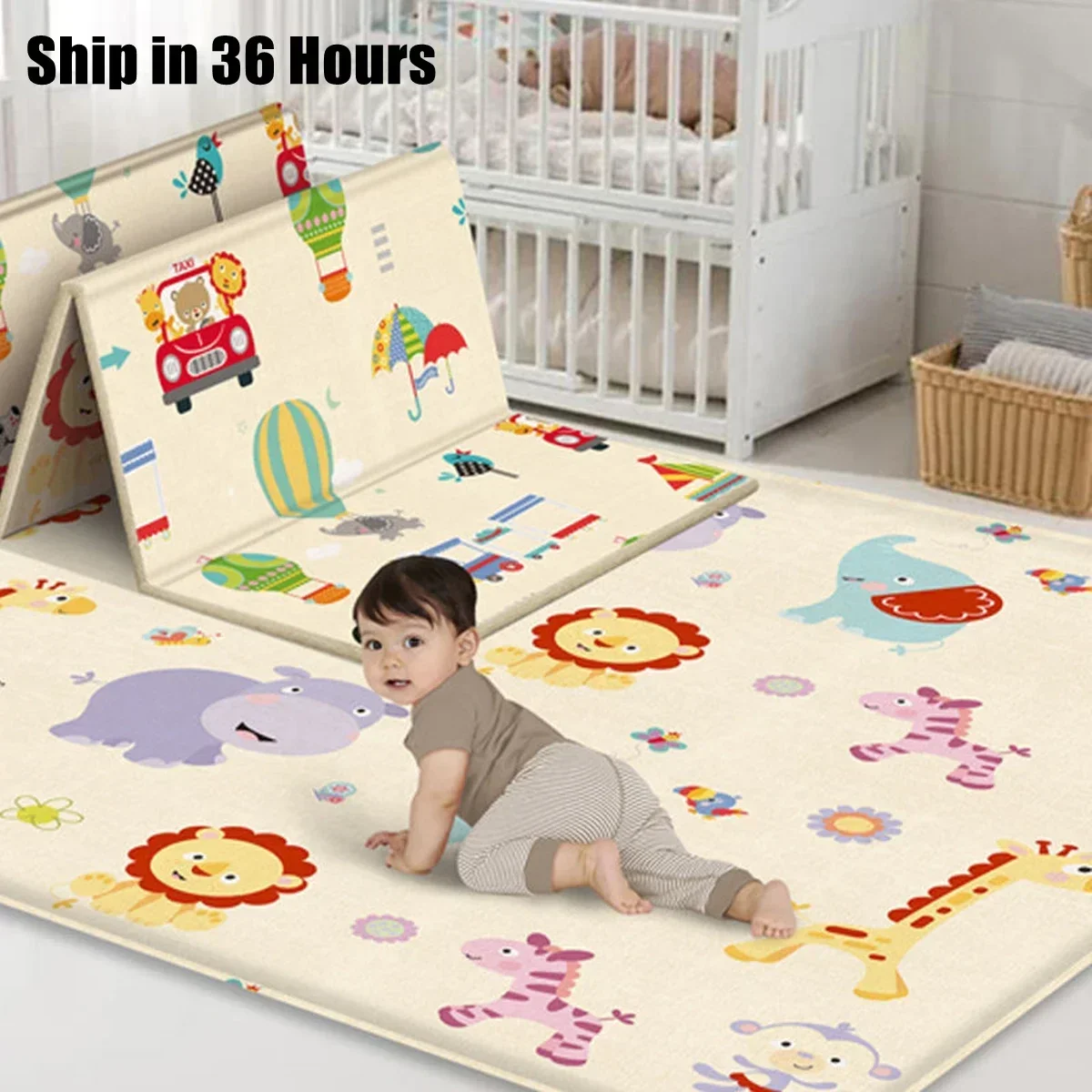 سجادة أطفال قابلة للطي غير سام - مراجعة Baby Nursery Mat وسعره