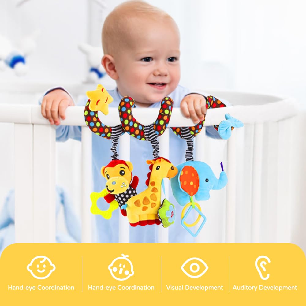 دوامة معلقة لعب للطفل ، مقعد ا - مراجعة Crib Mobile Musical وسعره