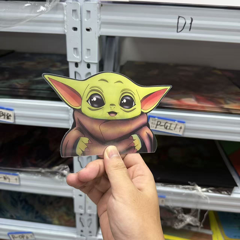 أنيمي الكرتون الطفل يودا ثلاثي - مراجعة Baby Yoda Nursery Decor وسعره