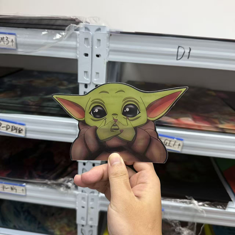 أنيمي الكرتون الطفل يودا ثلاثي - مراجعة Baby Yoda Nursery Decor وسعره