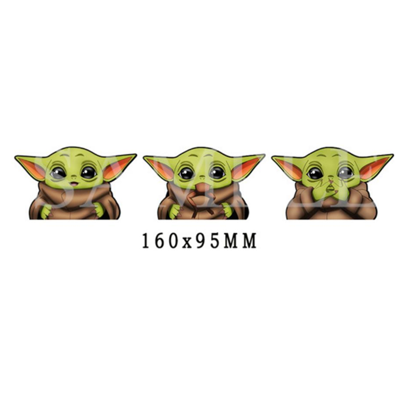 أنيمي الكرتون الطفل يودا ثلاثي - مراجعة Baby Yoda Nursery Decor وسعره