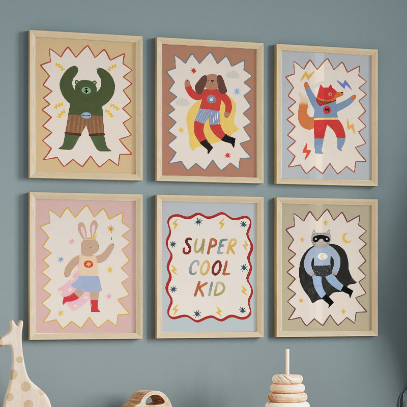 لوحات فنية كرتونية مضحكة ورائع - مراجعة Baby Nursery Paintings وسعره