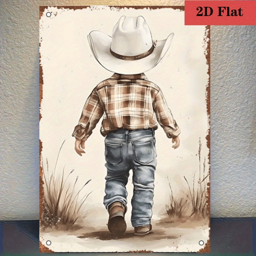 لافتة معدنية قابلة للتخصيص بتص - مراجعة Baby Nursery Vintage وسعره